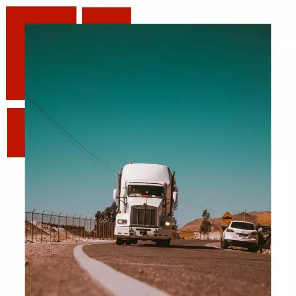 truck with border